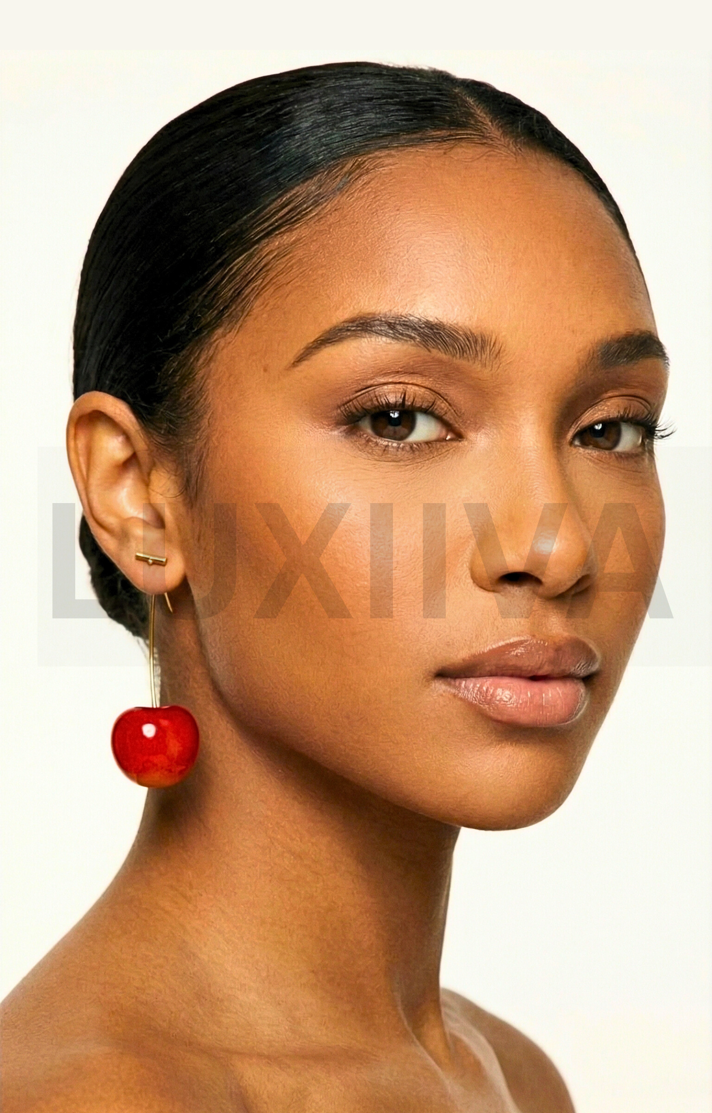 LUXIIVA® CHERRY EARRINGS(Ready to Ship)