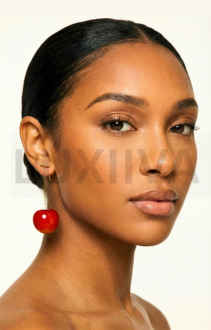 LUXIIVA® CHERRY EARRINGS(Ready to Ship)