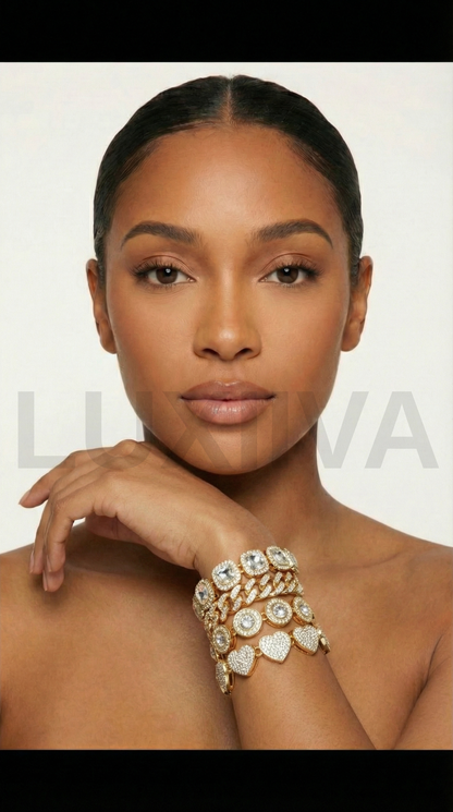 LUXIIVA® 4 PCS MEGAN BRACELET STACK