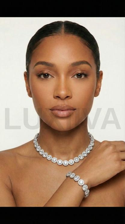 LUXIIVA 2 Pcs Tatiana Tennis Necklace & Bracelet Set - additional view 13 of bracelet