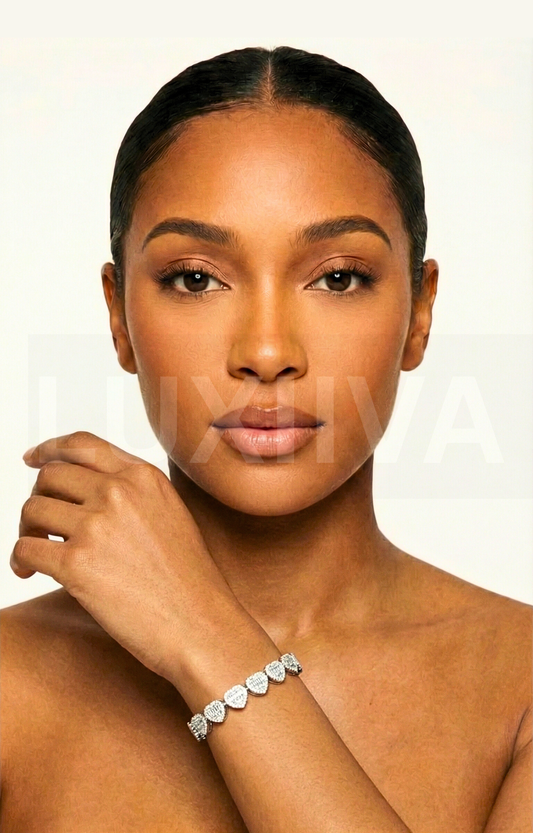 LUXIIVA® CRUSHED HEART BRACELET(Ready to Ship)