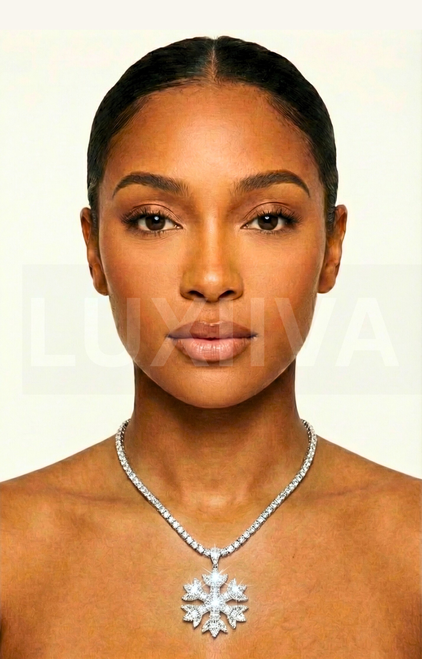 LUXIIVA® SNOWFLAKE NECKLACE (Ready to Ship)