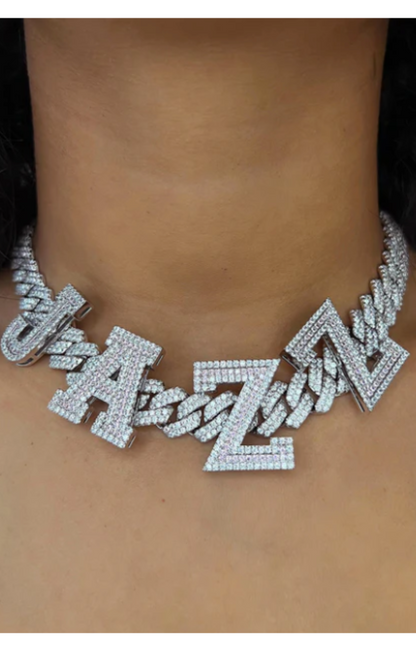 LUXIIVA® SHERRY BOLD NAME  NECKLACE