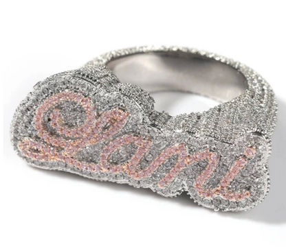 LUX DIAMOND NAME RING