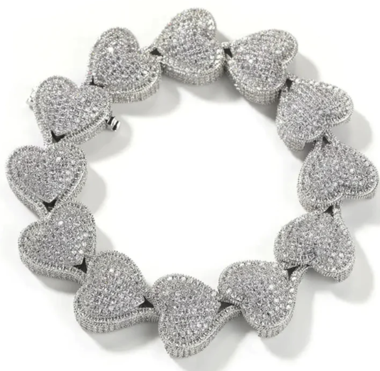 BUBBLE HEART BRACELET (Ready to Ship)