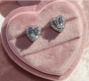 SHARON HEARTS EARRINGS(Ships Same Day)