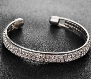 STAINLESS STEEL ICY BANGLE- FREE