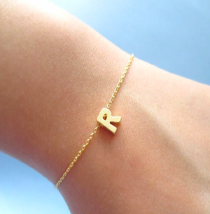 BOLD INITIAL BRACELET(Ready to Ship)