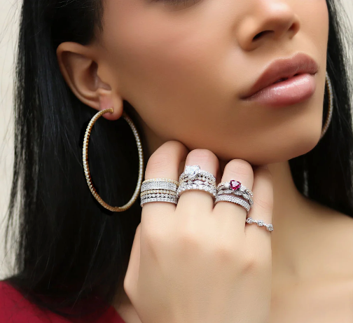 ICED OUT HOOPS(Ready to Ship)