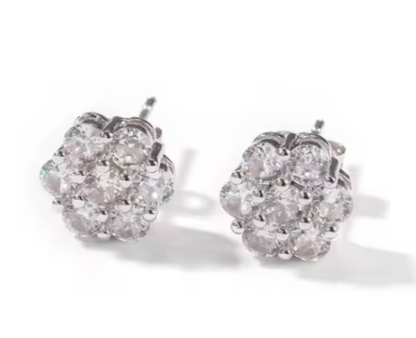LUXIIVA® FLOWER CLUSTER VVS MOISSANITE(Ready to Ship)