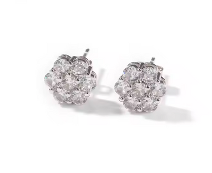 LUXIIVA® FLOWER CLUSTER VVS MOISSANITE(Ready to Ship)