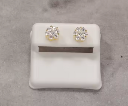 LUXIIVA® FLOWER CLUSTER VVS MOISSANITE(Ready to Ship)