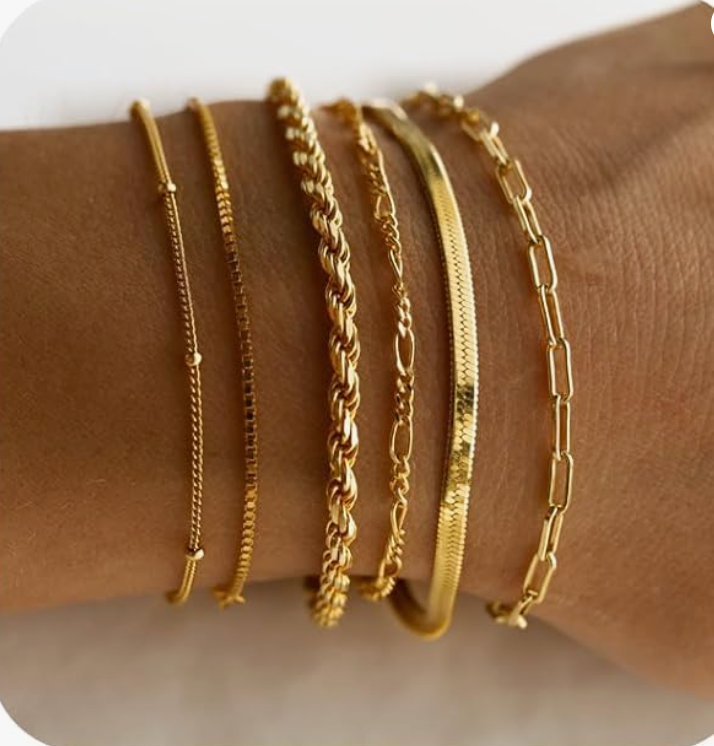 SALLY 6 PCS BRACELET STACK(Ships Same Day)