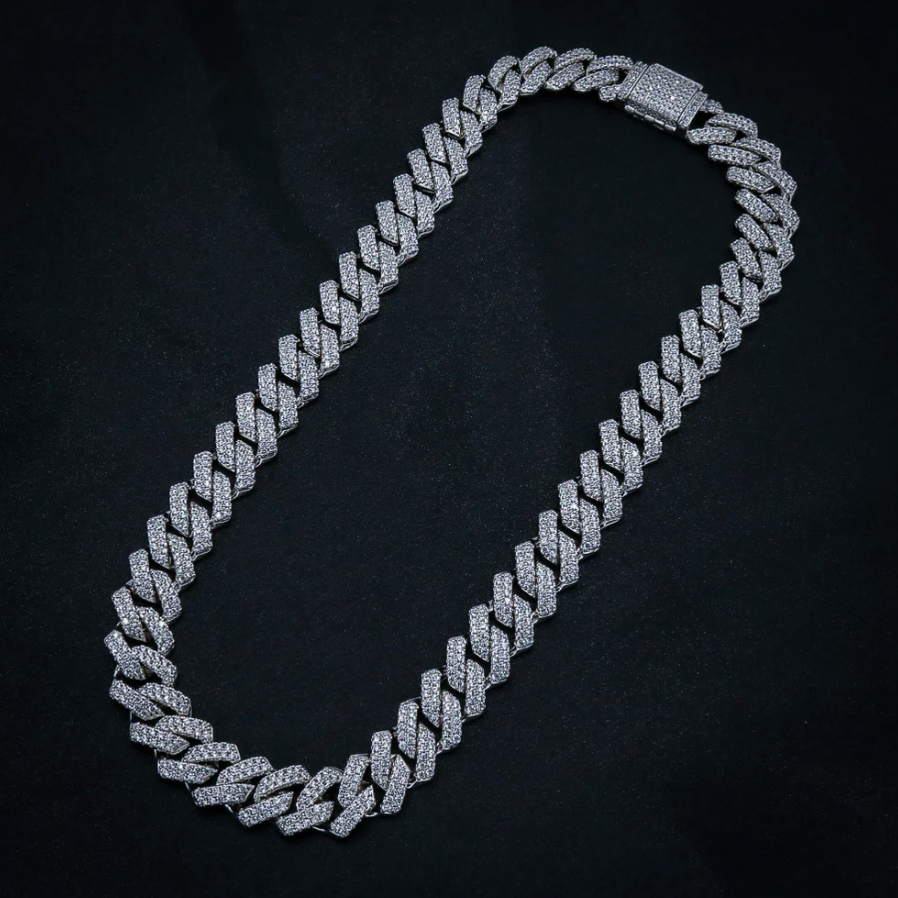 13MM CUBAN LINK NECKLACE-(Ready to Ship)