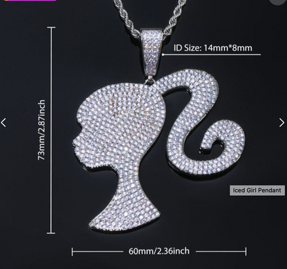 LUXIIVA® BARBIE GIRL INSPIRED NECKLACE (Ready to Ship)