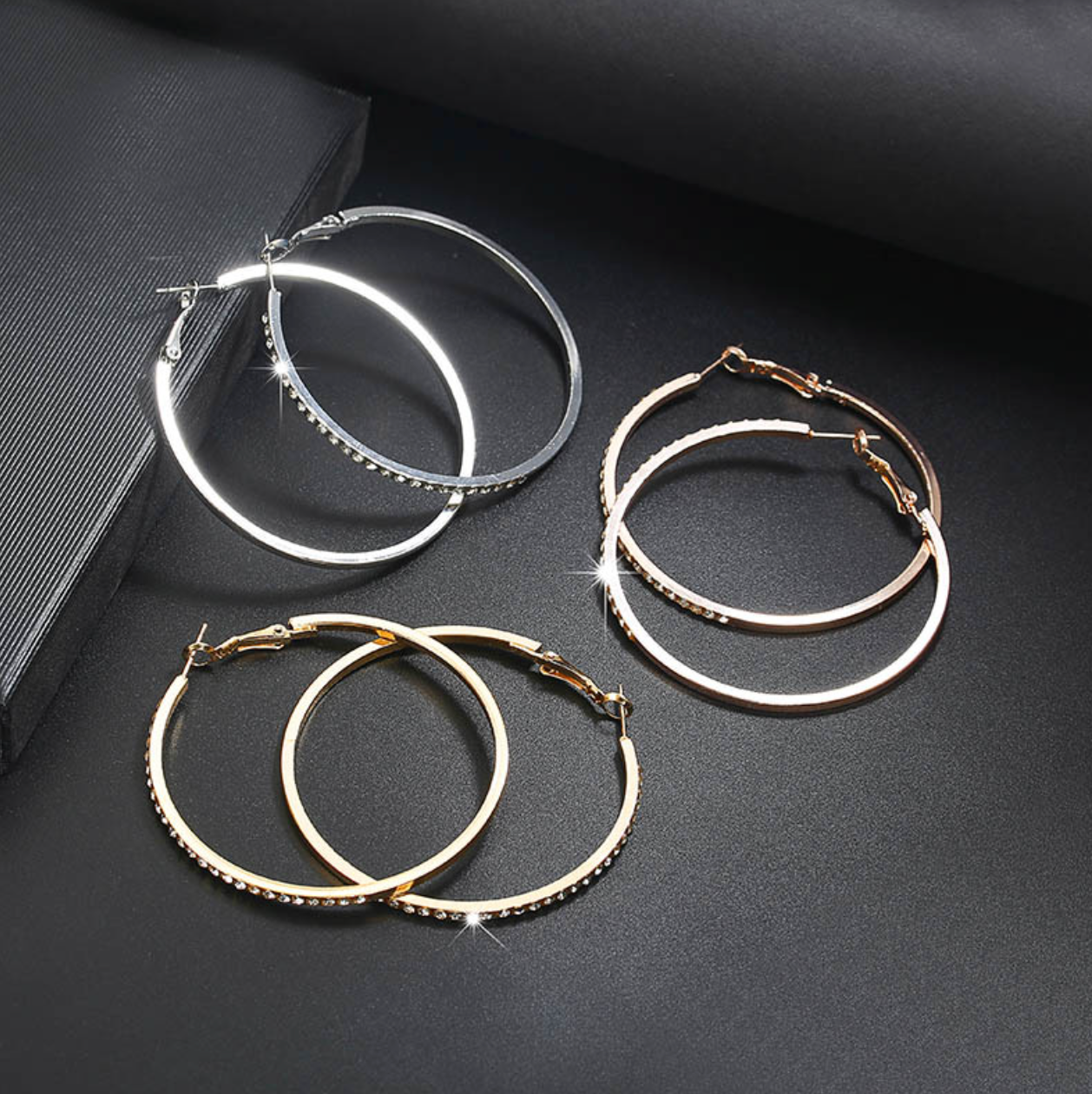 ICED OUT HOOPS(Ready to Ship)