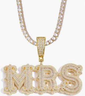 MILANI  BOLD LETTER NECKLACE