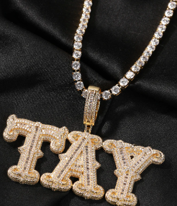 MILANI  BOLD LETTER NECKLACE