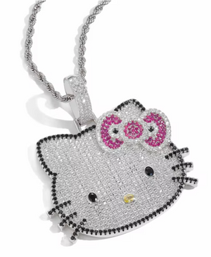 ICY KITTY PENDANT(Ready to Ship)