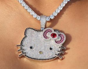 ICY KITTY PENDANT(Ready to Ship)