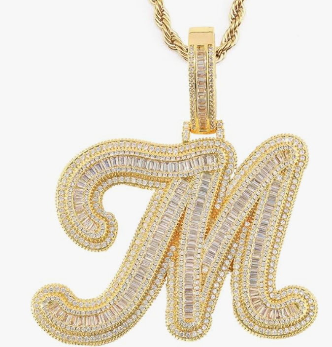 BOSS LADY  INITIAL PENDANT(Ready to Ship)