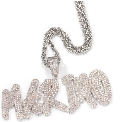 DELUX CURSIVE CUSTOM NAME NECKLACE