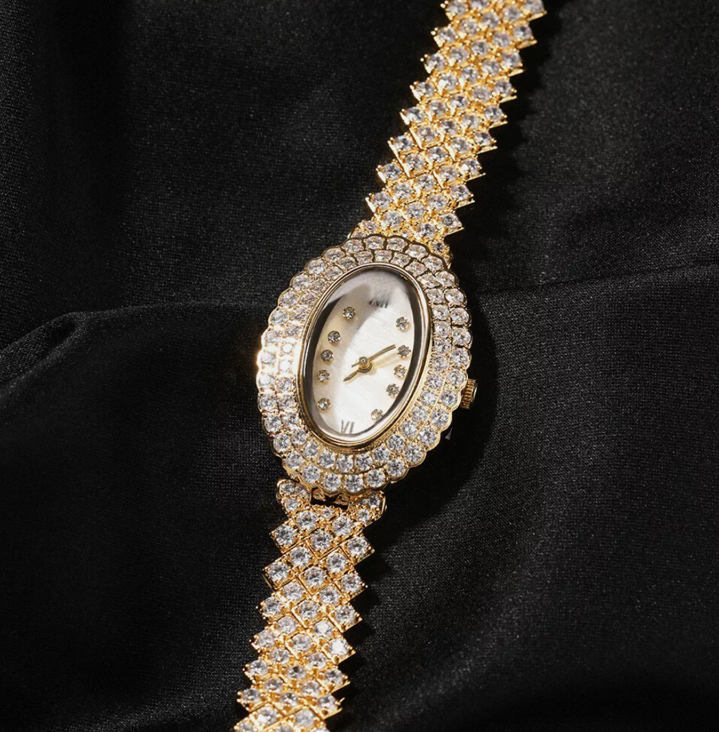 TESY VINTAGE DIAMOND WATCH (Ready to Ship)