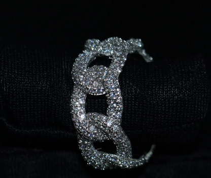 LUXIIVA® OPEN OVAL CUT RING(Ready to Ship)