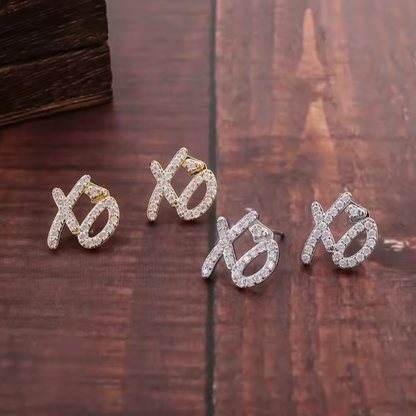 LUXIIVA® XO XO EARRINGS(Ready to Ship)
