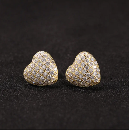 LUXIIVA® TINY CUTE AND BOLD HEART EARRING (Ready to Ship)