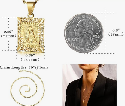 LUXIIVA®  SONIA  INITIAL NECKLACE