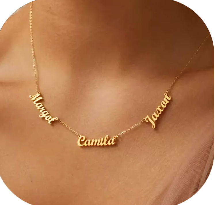 LUXIIVA®  MULTI NAME CUSTOM NECKLACE