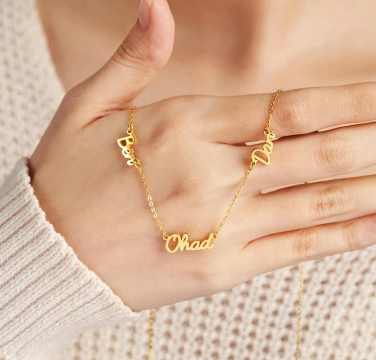 LUXIIVA®  MULTI NAME CUSTOM NECKLACE