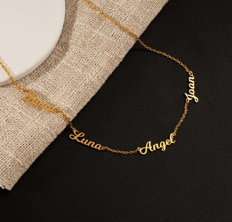 LUXIIVA®  MULTI NAME CUSTOM NECKLACE