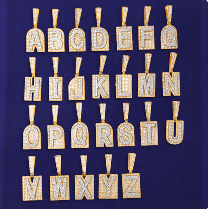 LUXIIVA® INITIAL SINGLE LETTER PENDANT(Ready to Ship)