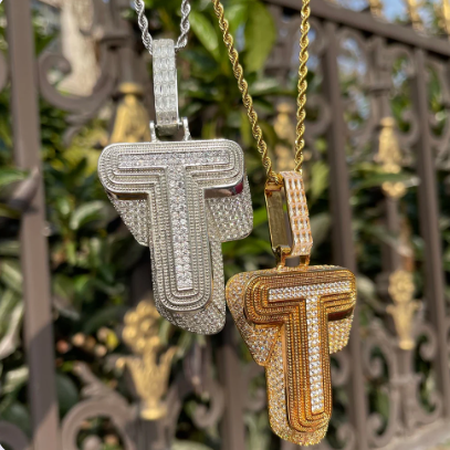LUXIIVA® ICED OUT PERSORNALIZED PENDANT(Ready to Ship)