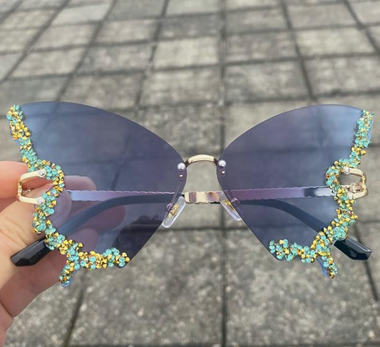 LUXIIVA® VINTAGE SUNGLASSES