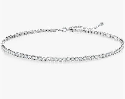 LUXIIVA® 3MM TENNIS NECKLACE