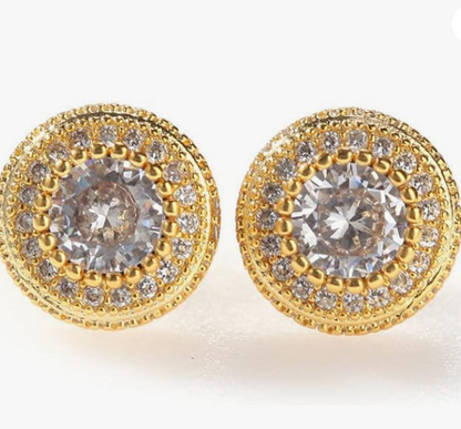LUXIIVA® RADIANT CRYSTAL STUD EARRINGS(Ready to Ship)