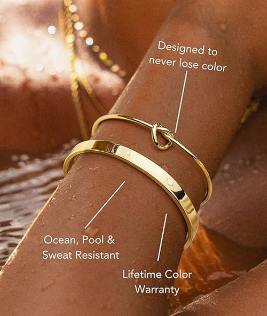 LUXIIVA® GOLD BRACELET STACK (Ready to Ship)-$5/Count