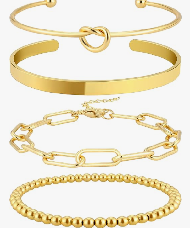 LUXIIVA® GOLD BRACELET STACK (Ready to Ship)-$5/Count