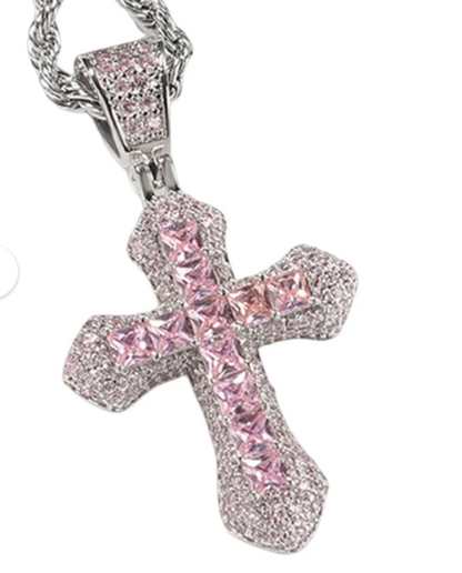 LUXIIVA® SACRED SPARKLE PINK PENDANT (Ready to Ship)