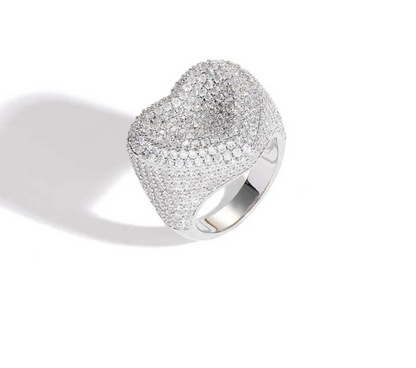 LUXIIVA® BOLD HEART RING(Ready to Ship)