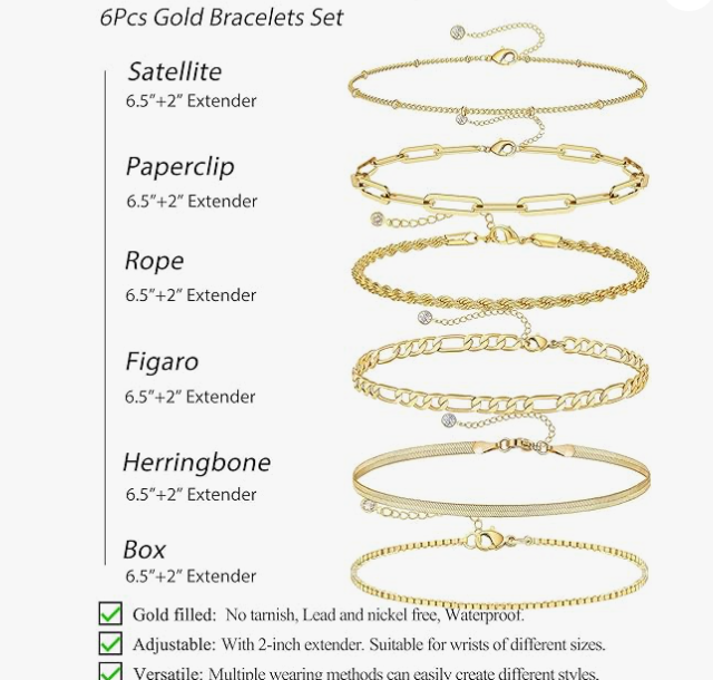LUXIIVA® 6-PCS BRACELET STACK (Ready to Ship)
