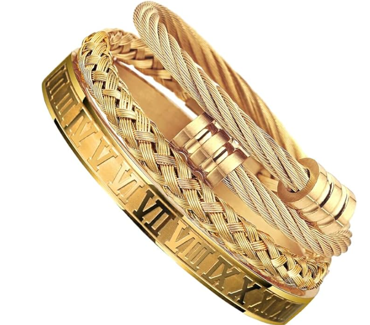 LUXIIVA® MULTI-STACK STAINLESS STEEL BANGLES(Ready to Ship)