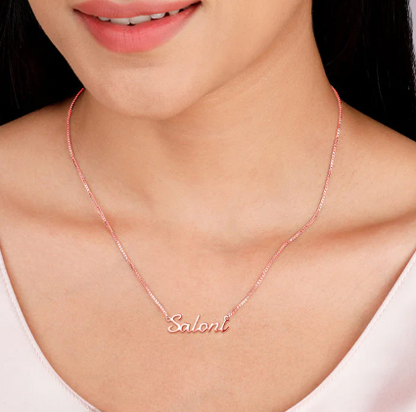 LUXIIVA® BRITTANY CURSIVE NAME NECKLACE