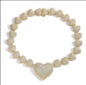 LUXIIVA® BOLD HEART CHAIN(Ready to Ship)