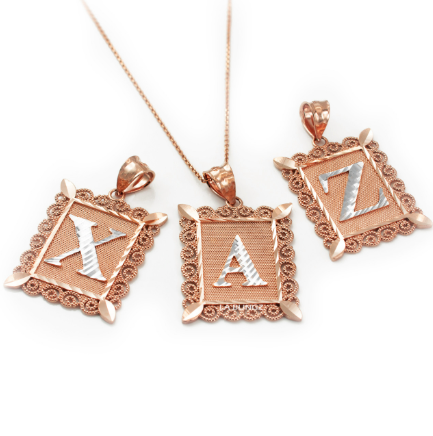 LUXIIVA®  SONIA  INITIAL NECKLACE