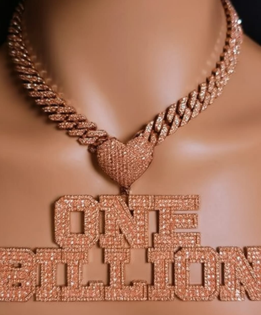 LUXIIVA® SUZIE-Q  WITH HEART CZ DIAMOND NECKLACE
