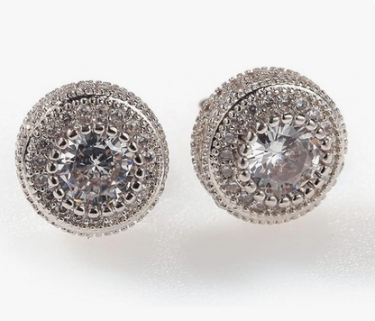 LUXIIVA® RADIANT CRYSTAL STUD EARRINGS(Ready to Ship)